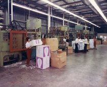 Interior view of Worcester Moulded Plastics Company